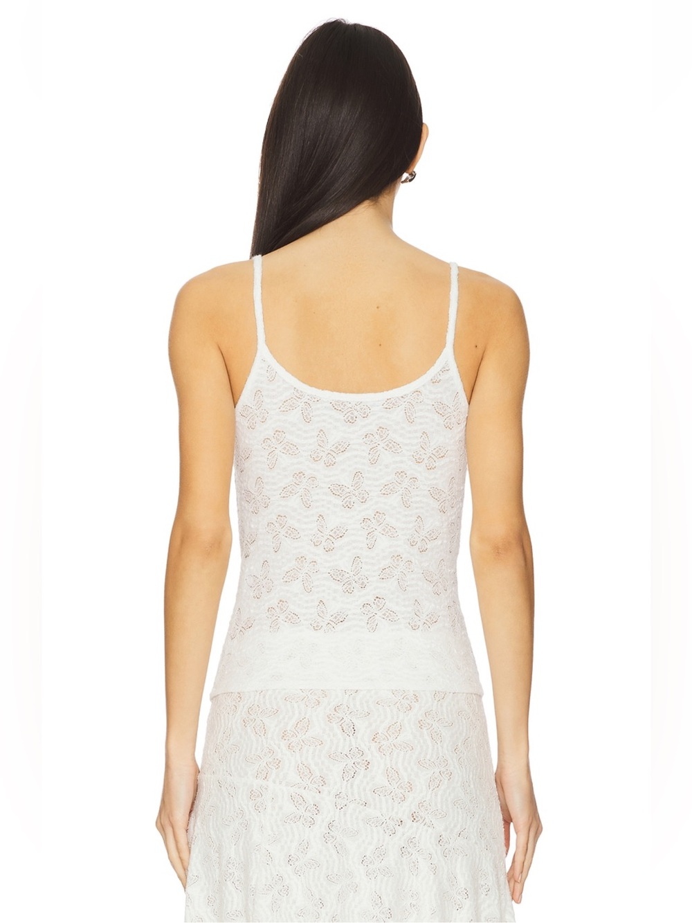 REVOLVE Lioness White Lace Butterfly Skirt Set - Tank Top + Flared Skirt SET - Picture 16 of 16